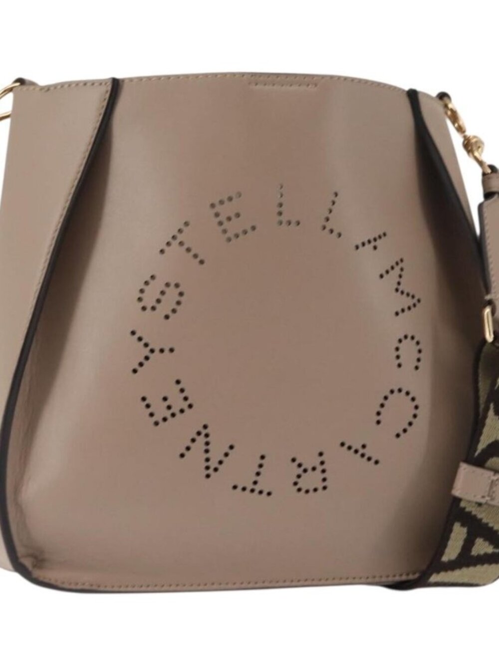 Authentic Stella MacCartney Shoulder Bag polyester Beige
